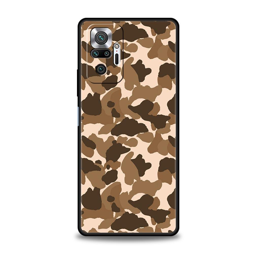 Camouflage Camo Military Army Phone Case For Xiaomi Redmi Note 13 12 5G 11 10 Pro Plus 4G 9S 9 8 7 9T 13C 10C 9C 9A Soft Cover