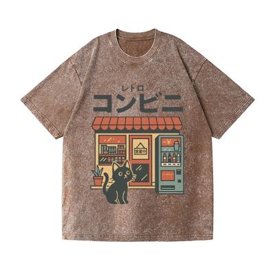 Oversized Heavy T-Shirt for Men Summer Short Sleeve Tee 100% Cotton Washed Acid Top Casual Funny Printed T Shirts One Piece
