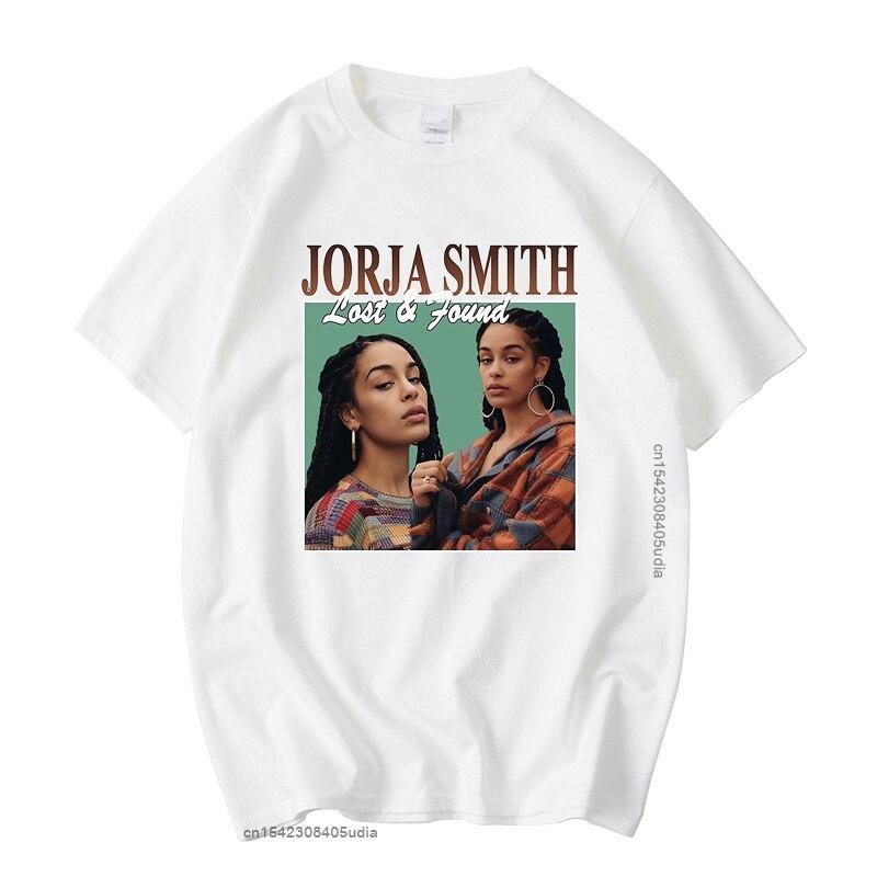 

Jorja Smith Manga Vintage Unisex Black Tshirt Men Tshirts ONeck Casual Retro Graphic T Shirts Cotton T Shirt Man Woman Tees S