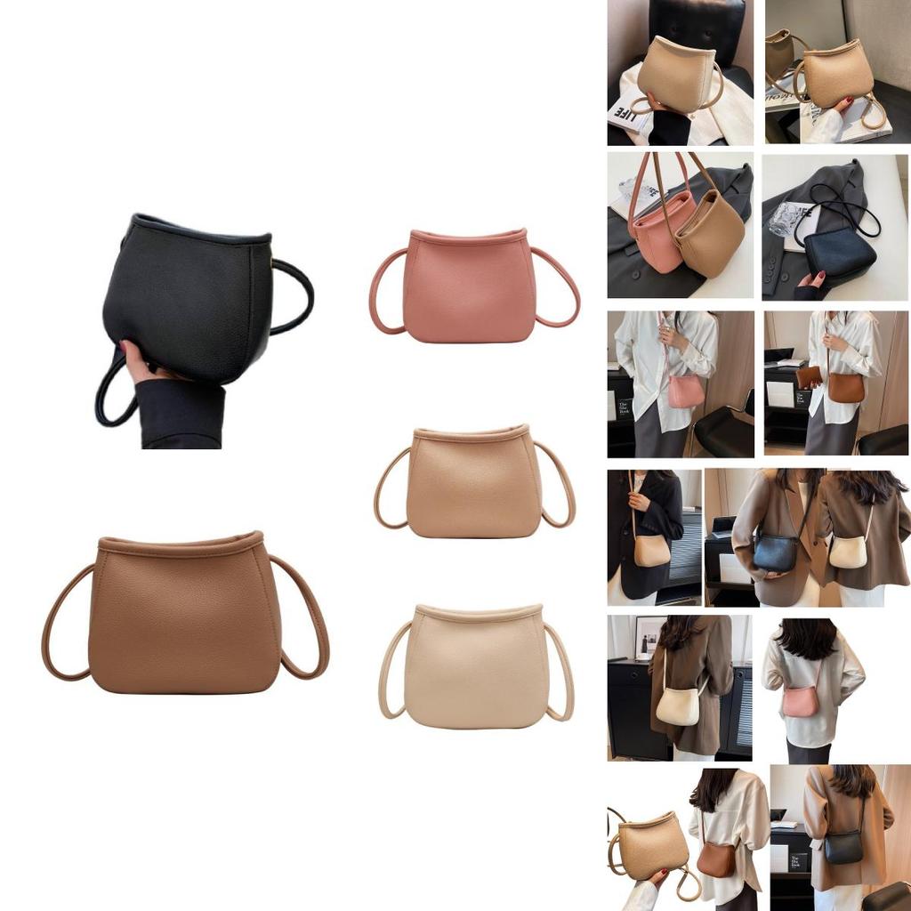 Stylish And Minimalist Women's Small Shoulder Bag Pu Leather Multiple Colors Available Ideal For Casual Outings