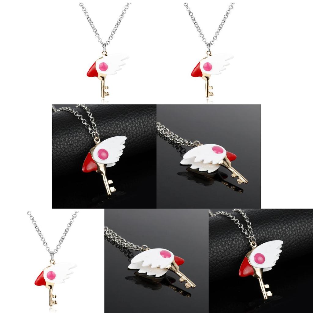 Cardcaptor Sakura Stylish Necklace Alloy Electroplated Unisex Ideal For Memorial Keepsake