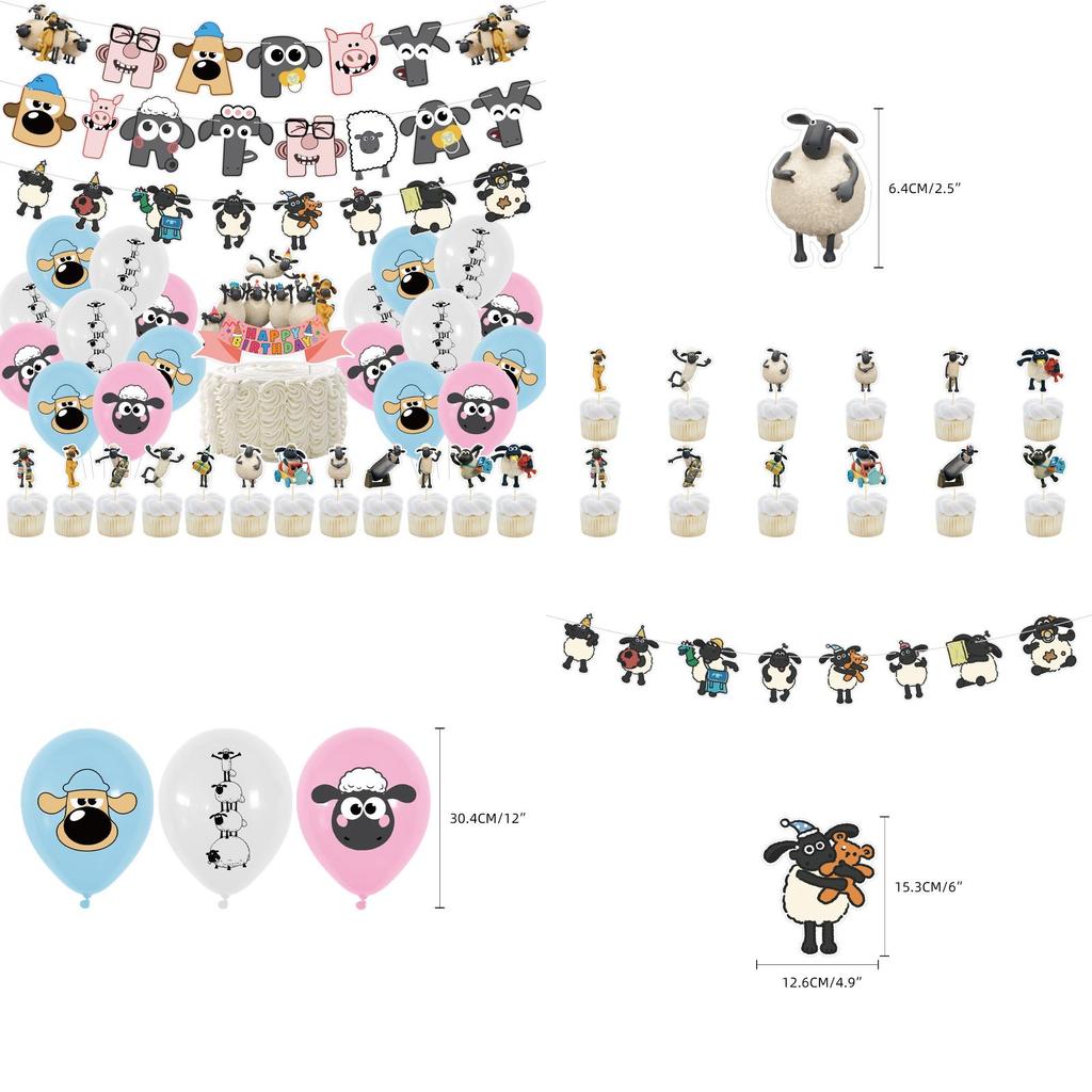 Kids Party Birthday Decoration Set Easy Setup Balloons Banner