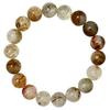 Women Natural Crystal Beaded Bracelets 8mm 10mm 12mm Round Yoga Bead Stretch Bangle Handmade DIY Jewelry Gift