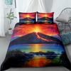 Underworld Lava Duvet Cover Set King Queen Double Full Twin Single Size Bed Linen Set