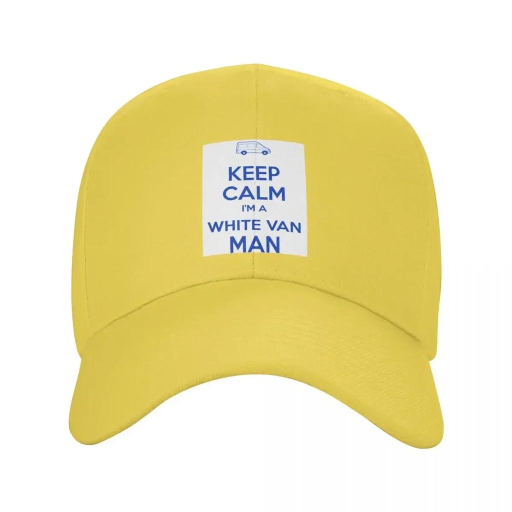 Keep calm Im a white van Unisex Baseball Cap party Hat Snap Back Hat Unisex hat Luxury Unisex Sun Hats For Women Unisexs