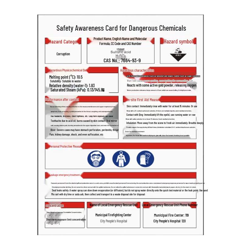 Chemical Hazard & Occupational Disease Safety Sign