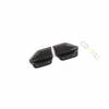 ABS Carbon Fiber Seat Belt Adjustment Cover Trim 2PCS For Benz GLA CLA 2013-2019