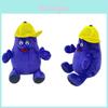 Grimace Shake Yellow Hat Plush Toy Cartoon Animal Design 18cm Height Customizable
