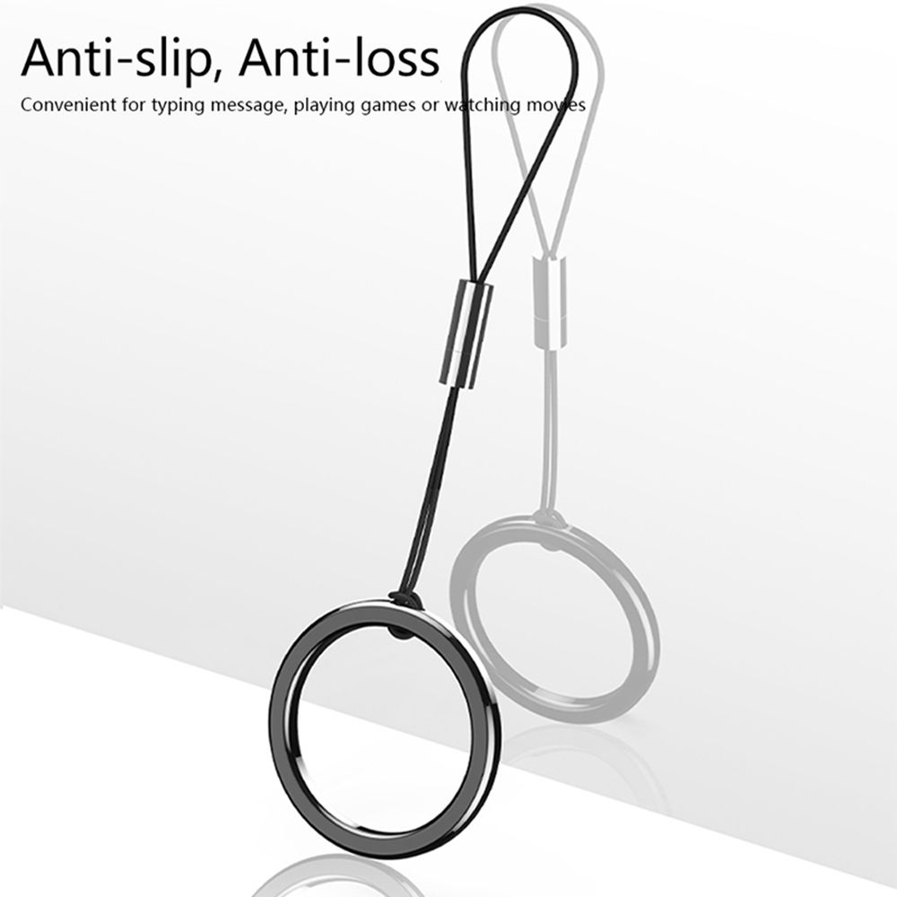 Loop Chain Anti-lost Keychain Detachable Cords Finger Ring Buckle Wrist Rope Lanyard Phone Strap