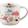 Yamaka Shoten MOOMIN Resirkulert Keramikk Mikrobølgeovn Moomin Nordisk Dag Bryllup Laget i Krus, Ca. 350ml, Trygg, Paraply, Merchandise, Stil, Mors