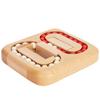  Ball Wooden Toy Luban Lock Unlock Adult Kids Science Education Maze Game Puzzle