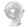 Rechargeable Portable Clip Fan - USB Desk & Dorm Fan for Home, Office, Bedside, Outdoor