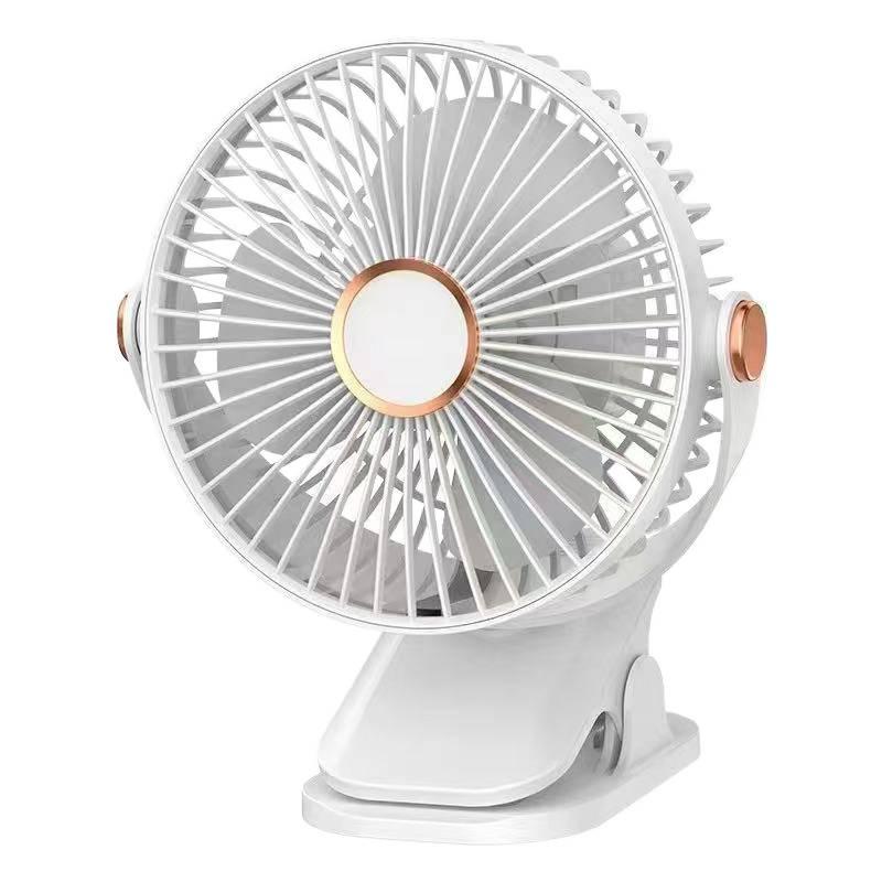 Rechargeable Portable Clip Fan - USB Desk & Dorm Fan for Home, Office, Bedside, Outdoor