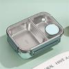 Food Container Portable 304 Stainless Steel Lunch Box for Students and Professionals Outdoor Meal Dinnerware Tool