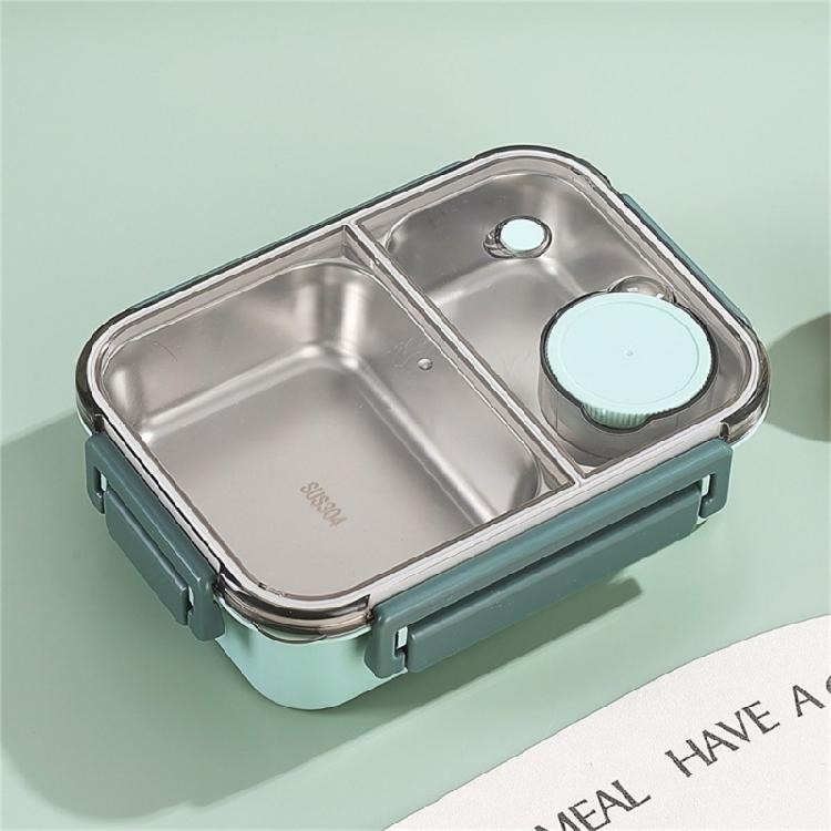 Food Container Portable 304 Stainless Steel Lunch Box for Students and Professionals Outdoor Meal Dinnerware Tool