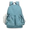 Schoolbag Korean version niche nylon backpack travel outdoor backpack simple, lightweight and versatile large-capacity student schoolbag spot