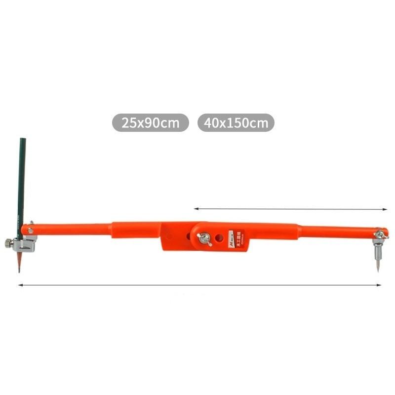Carpenter Precision Pencil Compasses Large Diameter Adjustable Dividers Marking And Scribing Compass For Woodworking