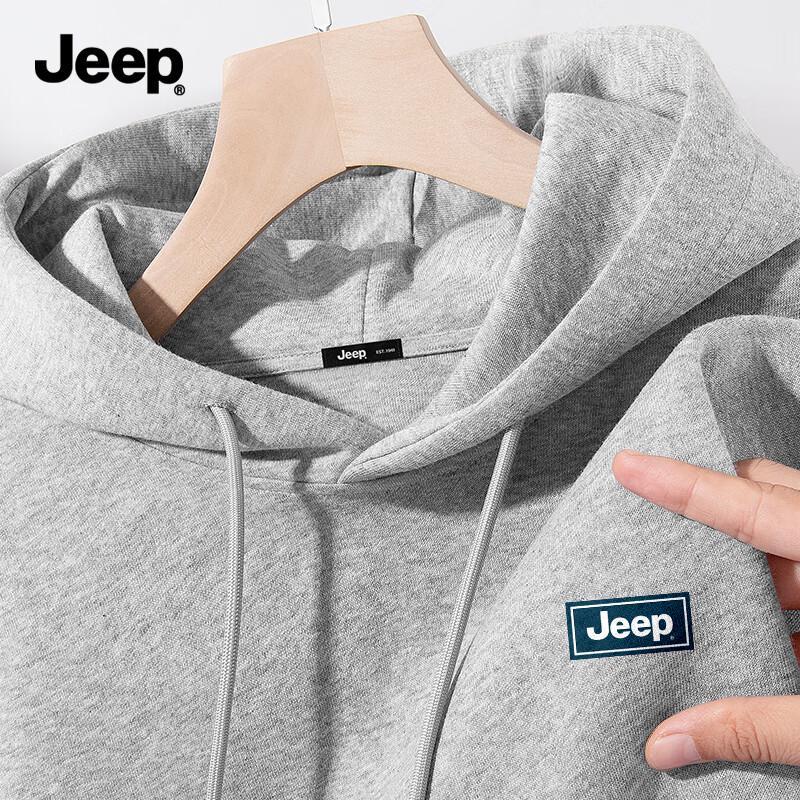 Jeep Men's Heavyweight Hooded Sweatshirt
