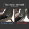 ABS Carbon Fiber Car Interior Tailgate Switch Button Trim For BMW X1 -24