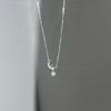 S999 Sterling Silver Star and Moon Zircon Necklace for Women - Elegant High-End Choker