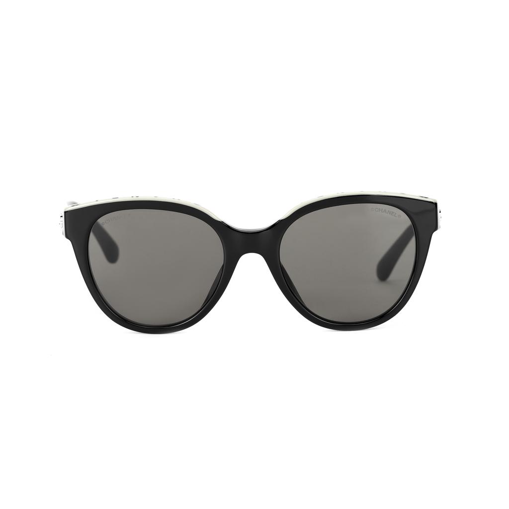 Chanel Logo Butterfly Sunglasses Unisex Sunglasses Black CH5414A-C534/3