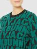 Jack Bunny Crew Neck Knit 12G1PLY Puffy Size Size Size S Women's Pullover, JQ, 140, Green, 0, (Product Code 263-1270016)