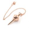 Energy Isis Pendulum Pointed Meditation Cone Metal Pendulum Witch Spiritual Pendulos  Women