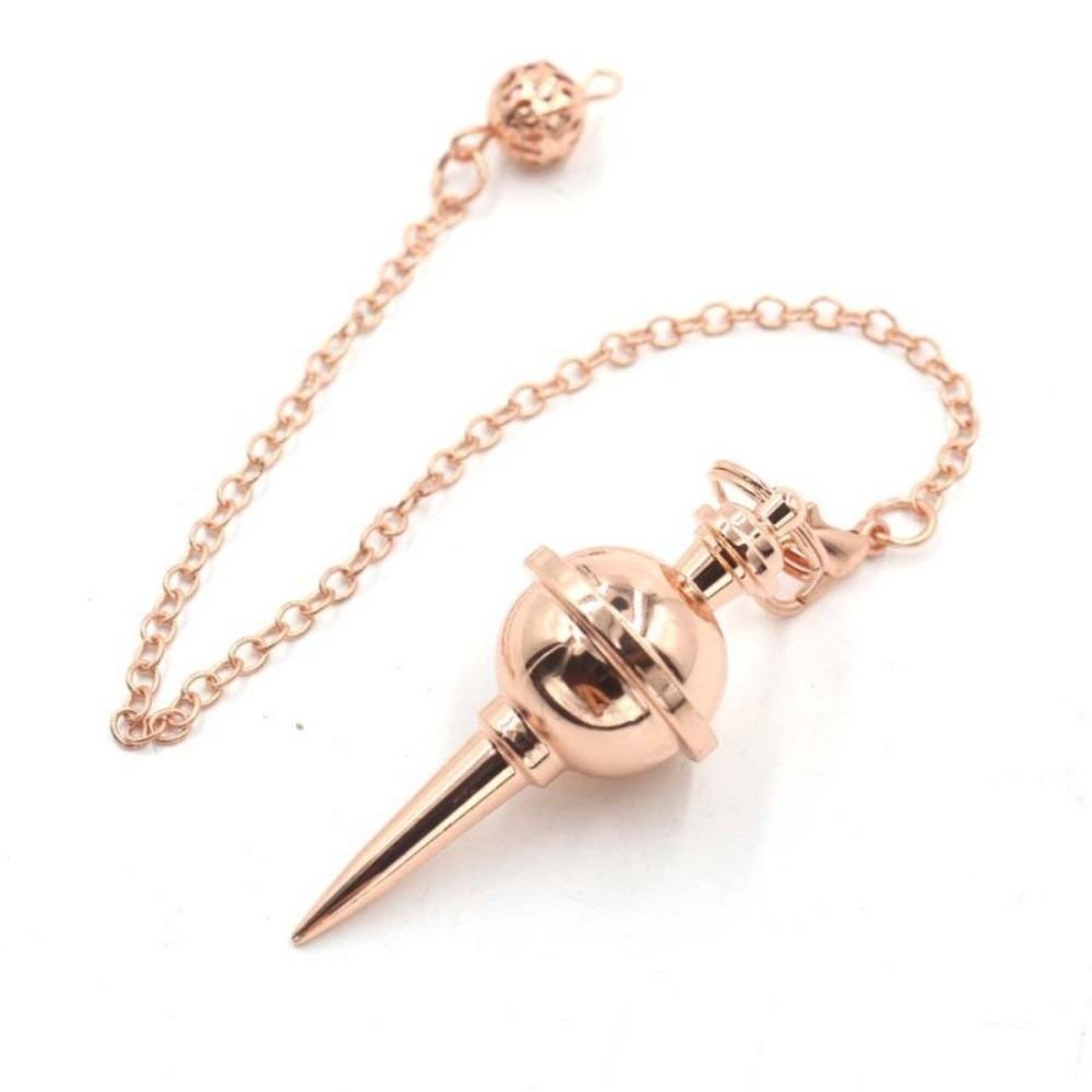 Energy Isis Pendulum Pointed Meditation Cone Metal Pendulum Witch Spiritual Pendulos Women