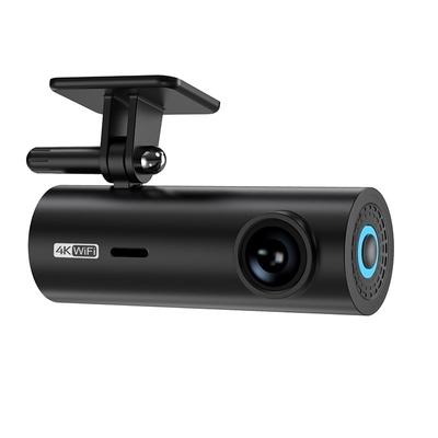 Ultra HD True 4K WiFi braukšanas ierakstītājs nakts redzamības paneļa kamera, slēpta 4K īpaši skaidra automašīnas DVR 24h stāvvietas monitors