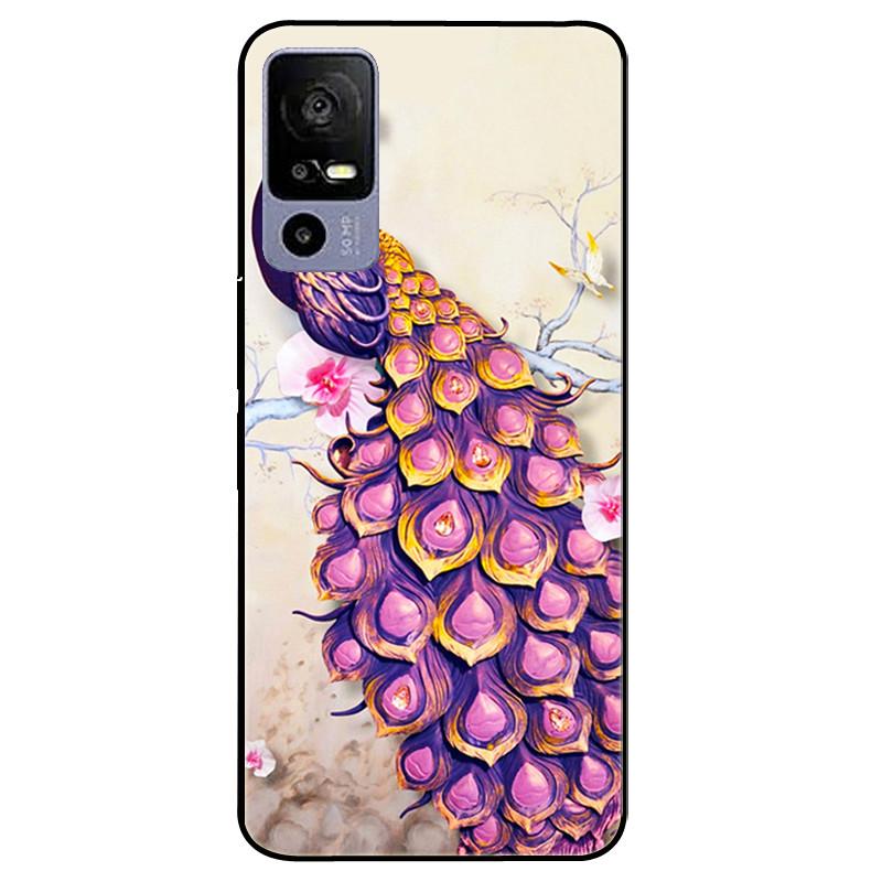 For TCL 40R 5G Case 6.6'' Silicone Soft Fashion TPU Phone Cover for TCL 40 R 5G Cases T771K T771A T771H Bumper Funda For TCL 40R