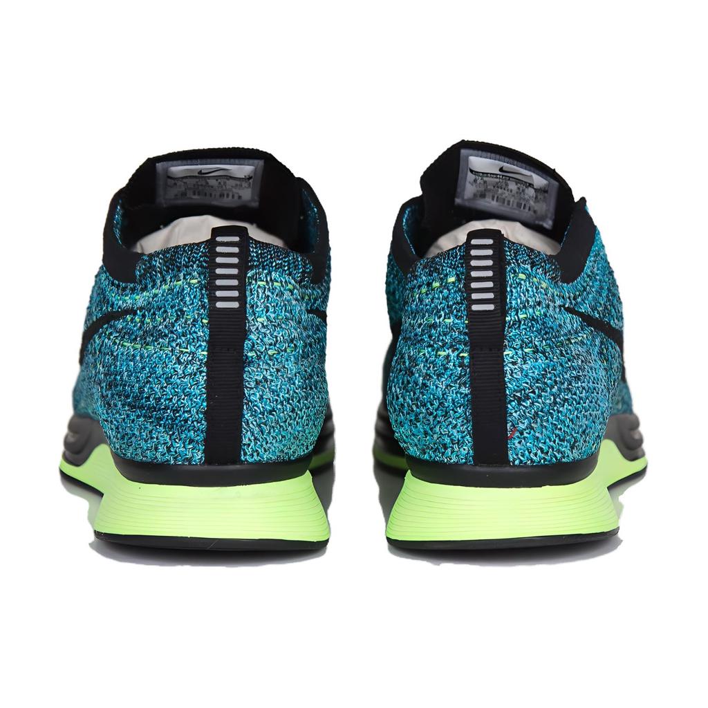 New Nike Flyknit Racer Blue Gecko 526628-401
