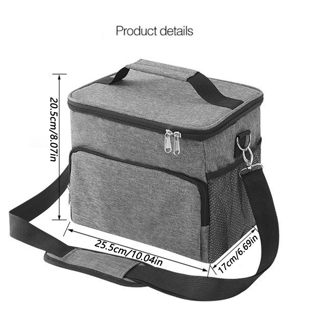 Insulated Lunch Bag Large Insulated Adult Lunch Box Reusable Thermal Waterproof Soft Containers Tote For Kids Boys Girls Women