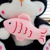 Fluffy Cartoon Plush Animal Doll Stuffed Doll Black Gray Kitty Dolls Cat Plush Toy  Car Decor