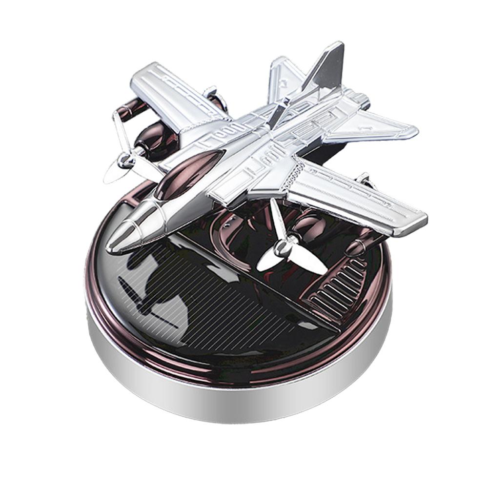New Solar Fighter Car Air Freshener Propeller Rotate Perfume Fragrance Decoration Flavoring Supplies Interior Accessories