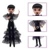 25cm Wednesday Addams Cute Action Figure Children Toys Addams Family Anime BJD Doll Room Decoration DIY Model Birthday Gifts