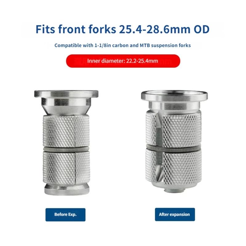 Universal Bike Fork Expander Bolt Bike Headsets Stem Extender Fork Expansion Compressions Plugs Insert Bowl Top Cap Mount