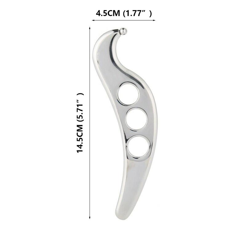 Stainless Steel Gua Sha Muscle Fascia Scraper Tool Skin Scraping Massage Tool Body Shoulder Back Arm Leg Massage Care sliver