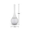 White - Toilet brush, Stainless steel toilet brush holder and toilet brush