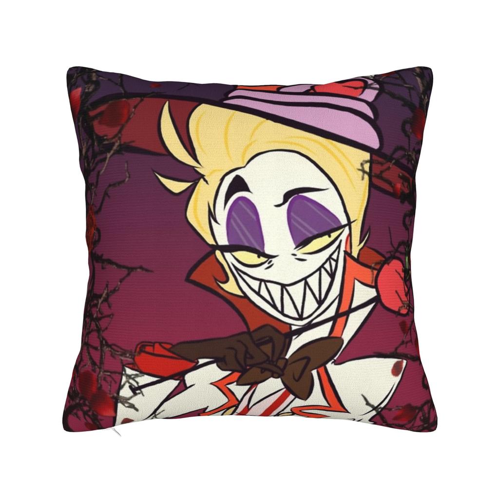 Lucifer Hazbins Hotels Pillowcase Soft Polyester Cushion Cover Gift  Pillow Case Cover Bedroom Square 40X40cm