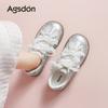 Augustine Silver Dexun Shoes Women's 2025 New Autumn Ballet Style Fashion Casual Board Shoes Platform Sports Shoes