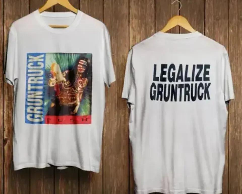Gruntruck band rock double-sided T-shirt white Unisex S-5XL LP291 Unisex T-Shirt M