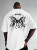 Summer Unisex Butterfly TShirt Gothic Dark Style Trendy Fashion Street Style  Pure Cotton Soft Fabric Versatile Comfortable