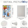 1pc Vintage Toy Story Metal Tin Sign, 20.32x30.48 Cm Iron Wall Hanging Decorative Plaque, Art Deco Style, Frameless 2D Flat Desi
