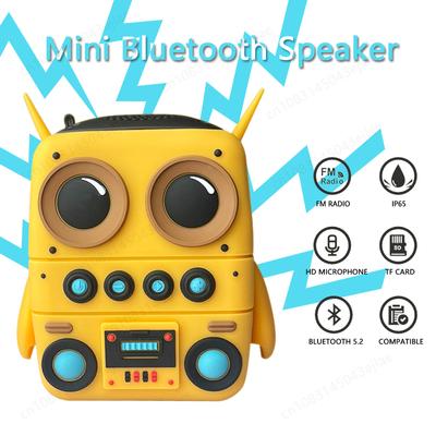 Mini altavoz inalámbrico Bluetooth, altavoz portátil resistente al agua IP65, estéreo de tarjeta, subwoofer, un regalo para niños.