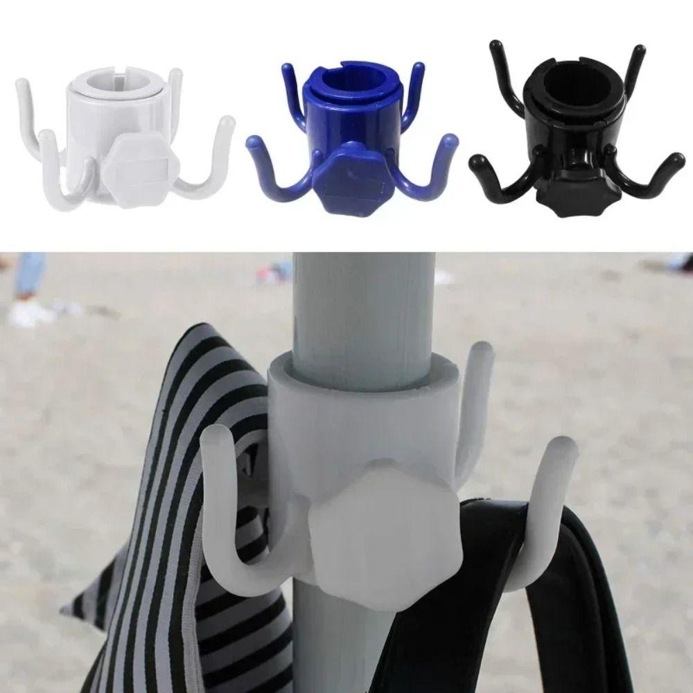Outdoor Beach Umbrella Hooks Hanger Space-saving Useful Sun Umbrella Storage Holder Wear-resistant Versatile Four-corner Hook