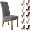 Huse Mari pentru Scaune de Dining Reglabile Spătar Înalt Mărime Mare Husa Scaun Bucătărie Jacquard Spandex Husă Scaun Casă Protecție