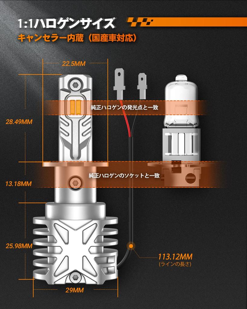 SEALIGHT Fog Lamp, LED, H3, Explosive Light, 10,000 LM, 2 Color Switching, IP68 Waterproof,