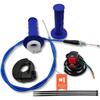 7/8 22Mm Twist Throttle Accelerator Handle Grips,Mini Bike Throttle Cable Kit,Throttle Cable Kit For 50Cc 90Cc 110Cc 125Cc150Cc 200Cc 250Cc 4-Stroke