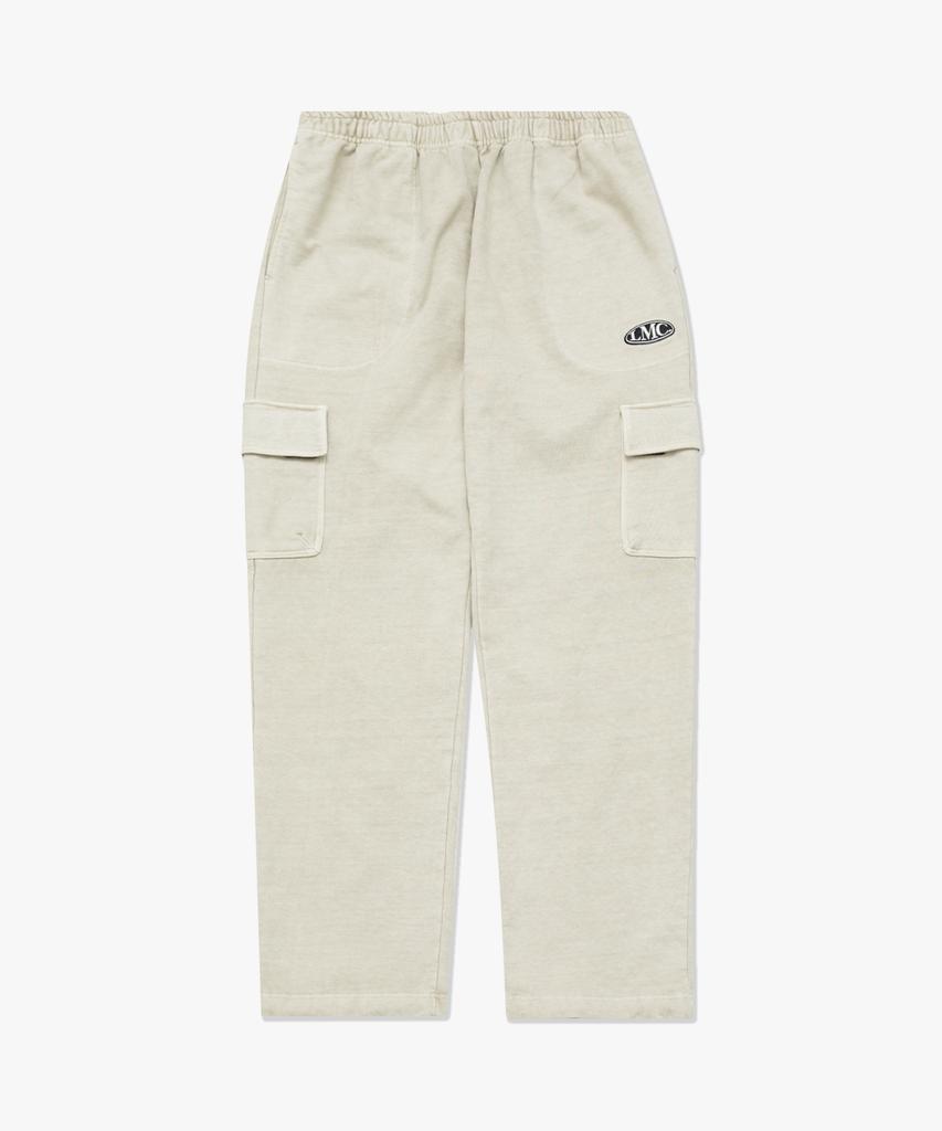 LMC Oval Overdyed Cargo Sweat Pants Beige
