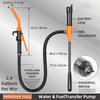 12V Electric Oil/Fuel Transfer Pump Portable Fuel Pump Battery-Powered Liquid Siphon Pump for Cars Trucks Gas Water with Hose